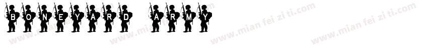 Boneyard Army字体转换